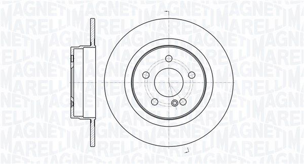 MAGNETI MARELLI Тормозной диск 361302040339